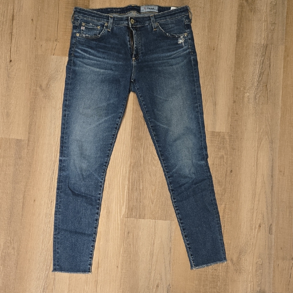 Ag Adriano Goldschmied Blue Skinny Jeans
